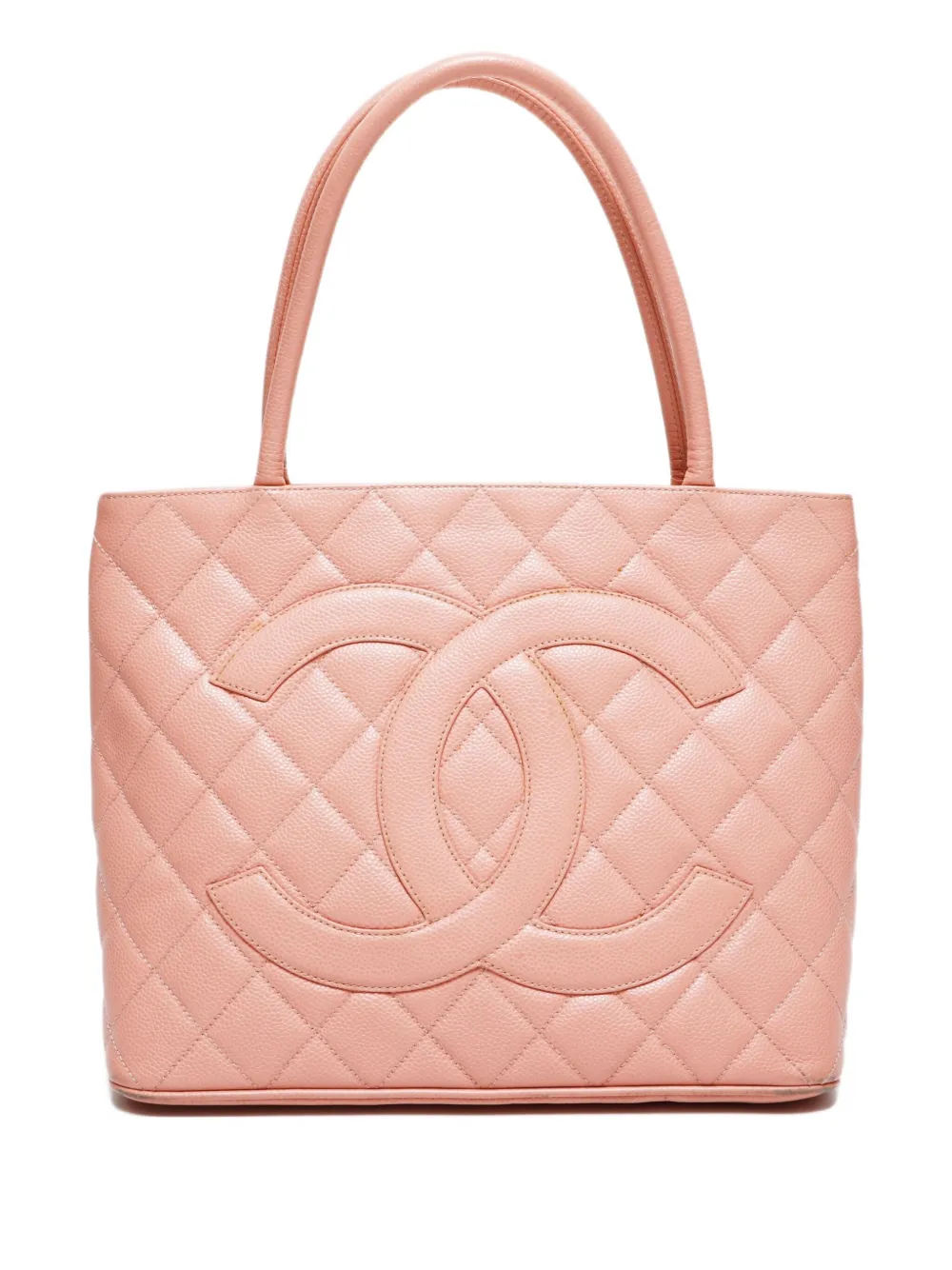 CHANEL Pre-Owned 2000-2002 メダリオン ハンドバッグ - ピンク CHANEL Pre-Owned 2000-2002 メダリオン ハンドバッグ - ピンク