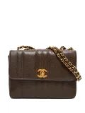 CHANEL Pre-Owned 1994-1996 Mademoiselle chain shoulder bag - Brown