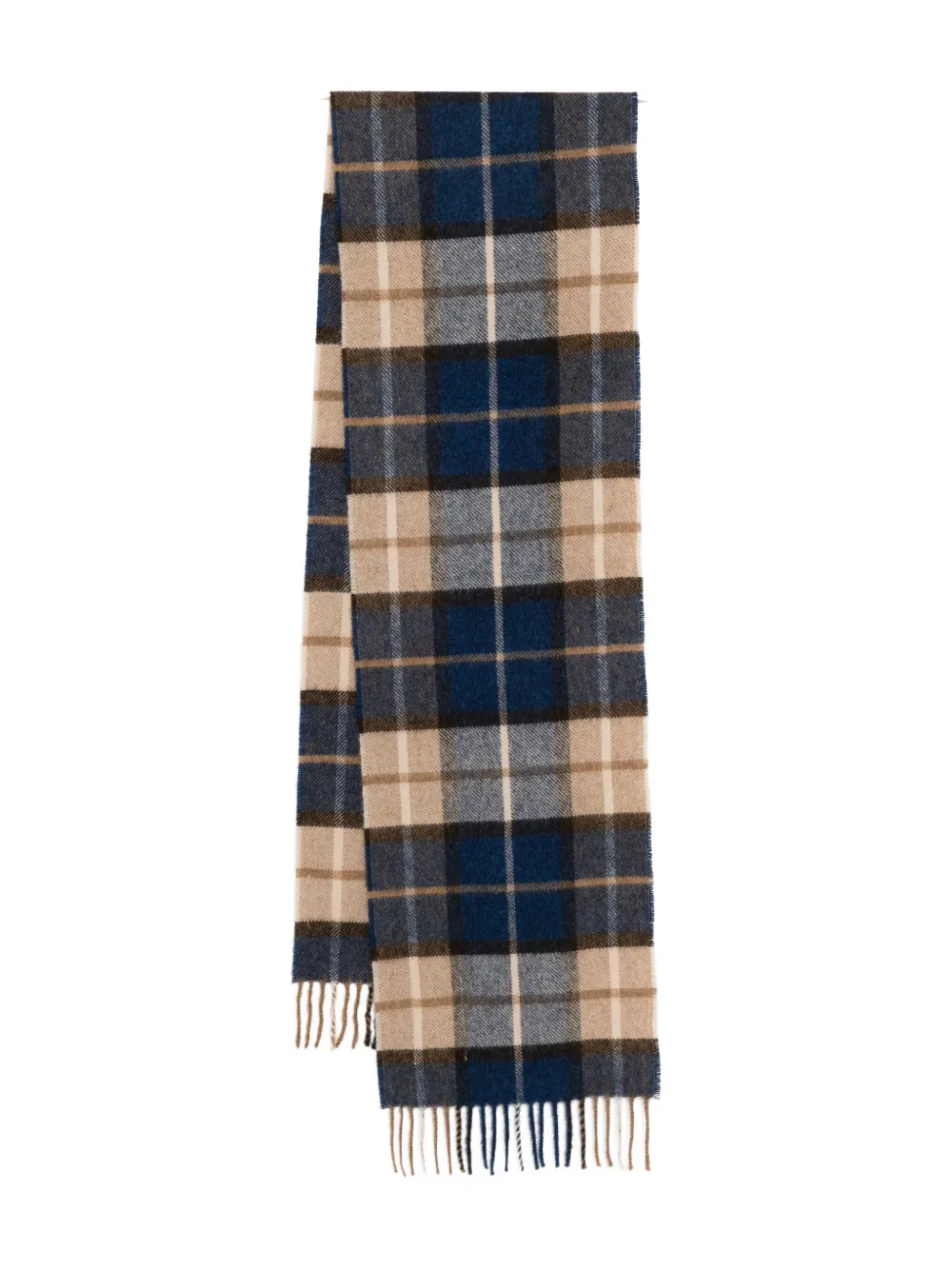 Norse Projects Moon Checked Scarf In Black