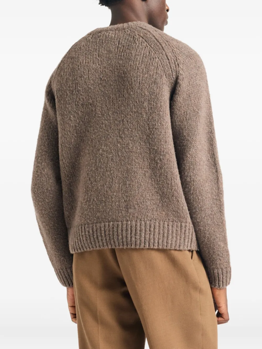 Norse Projects Birger Raglan-sleeve Sweater In Nude