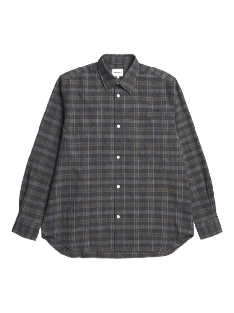Norse Projects camisa con cuadros estampados
