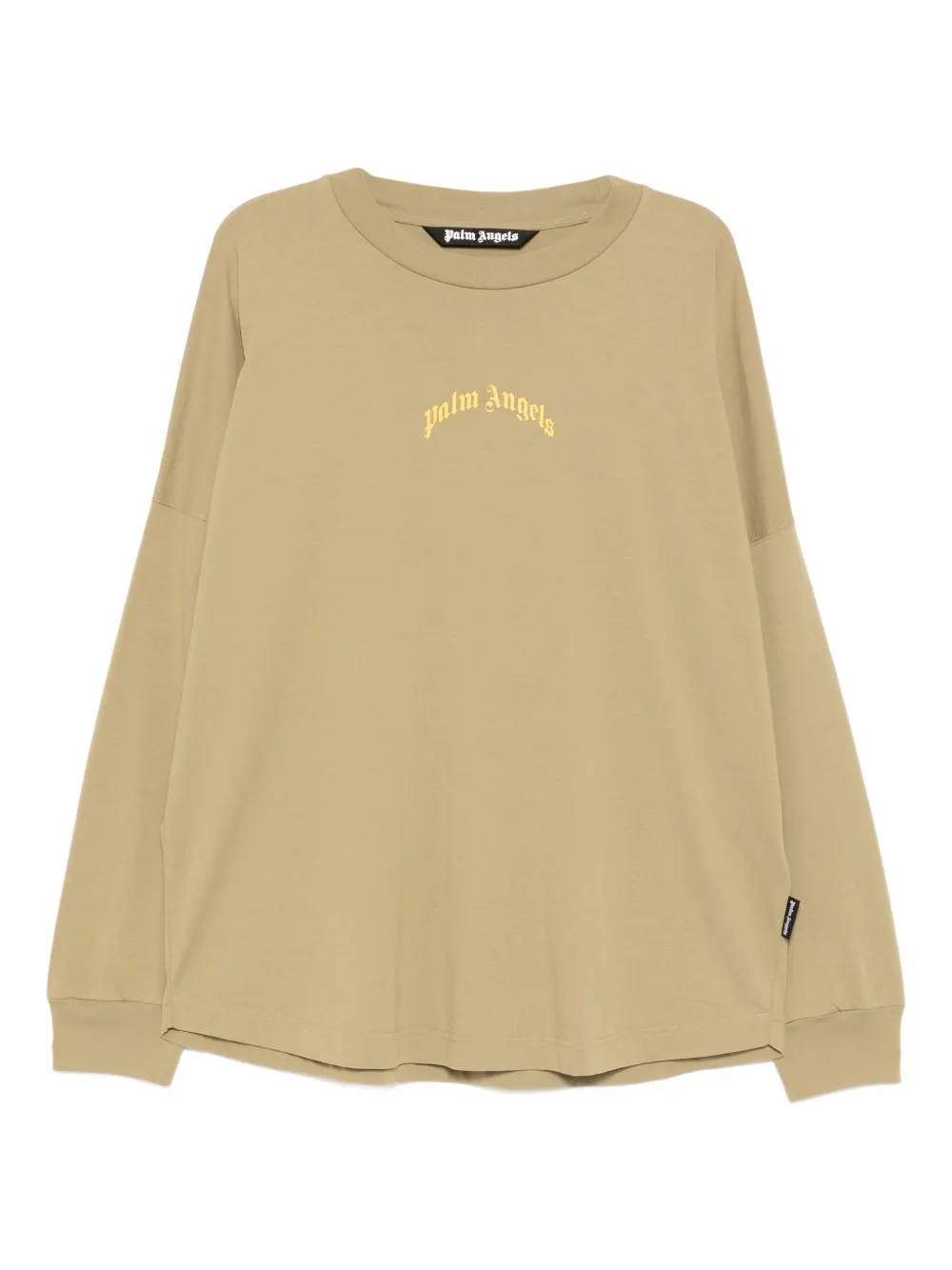 Palm Angels playera con logo estampado | verde | Image 1