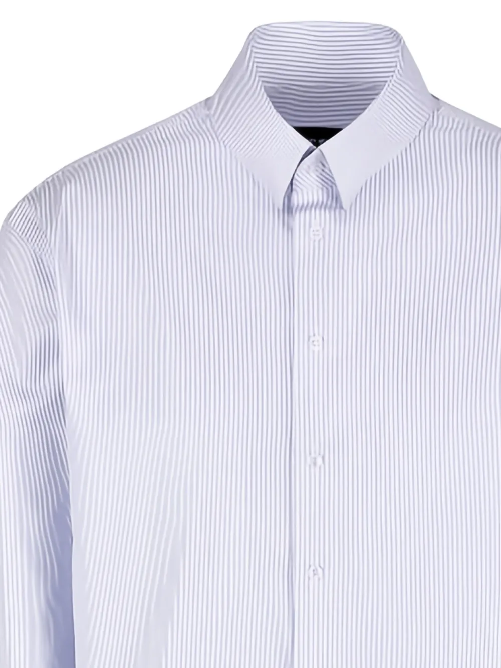 Giorgio Armani Gestreept overhemd met lange mouwen - Wit