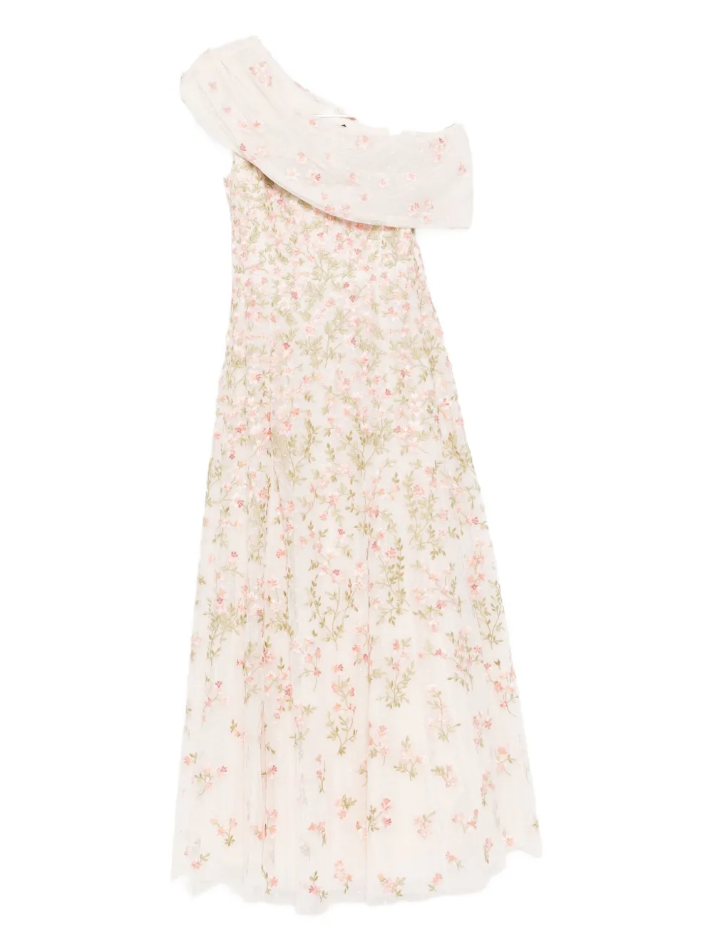 Needle & Thread Everette Bloom Gown In Neutral