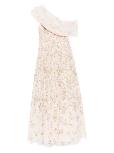 Needle & Thread vestido con bordado floral