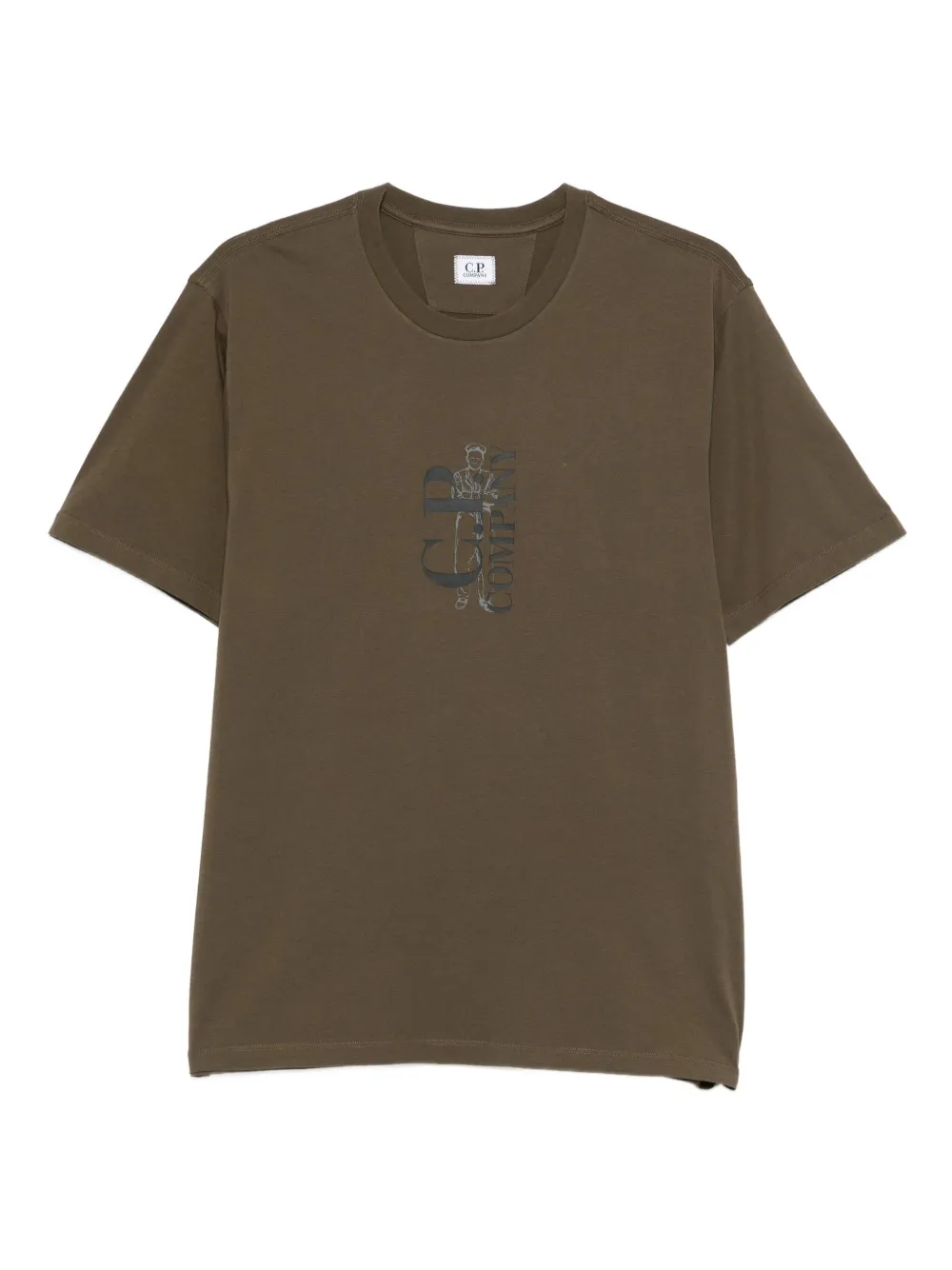 C.P. Company playera con logo estampado | verde | Image 1