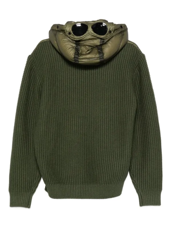 Company goggle-detail Panelled Jacket Green FARFETCH NO