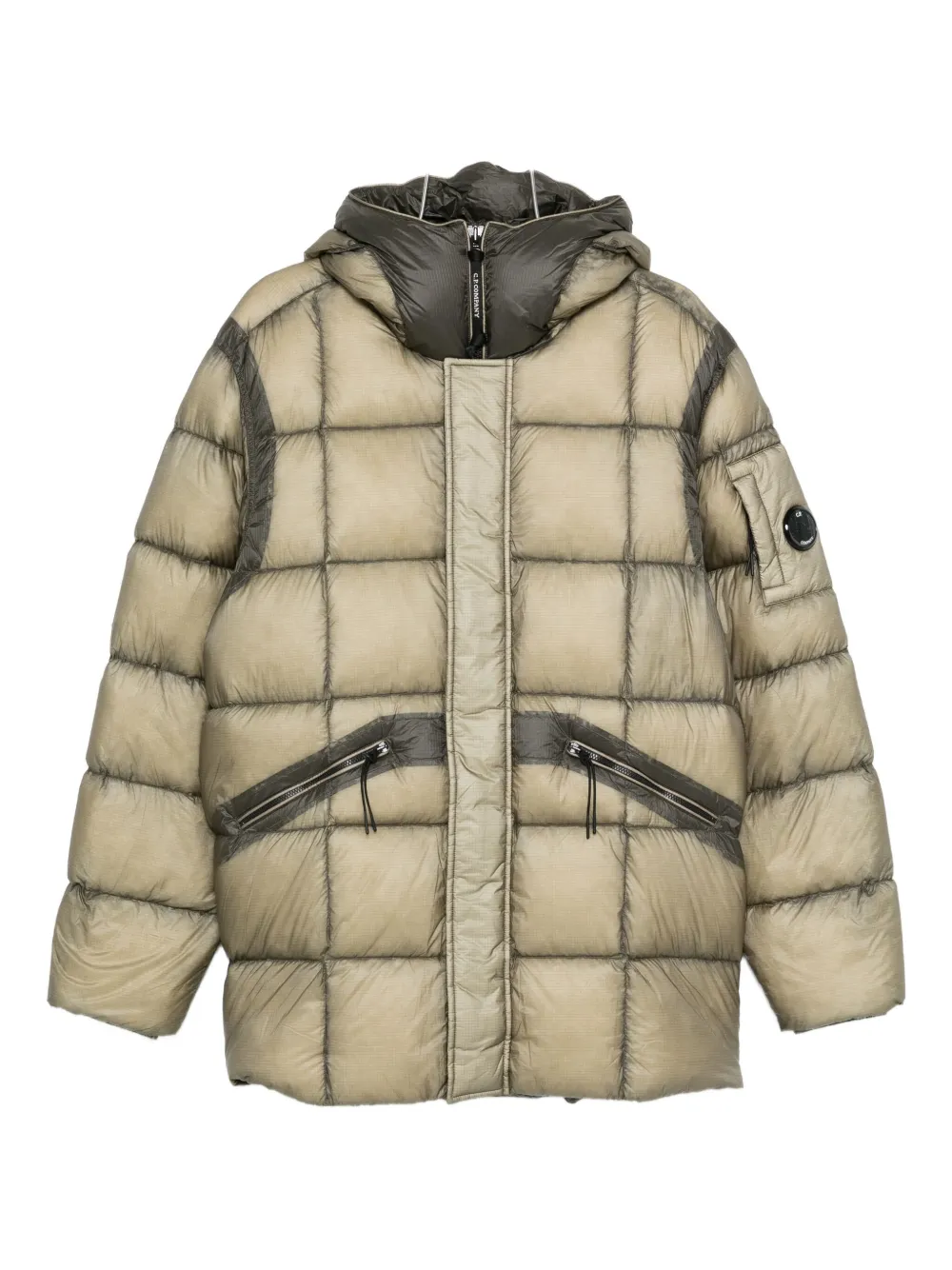 C.P. Company quilted hooded jacket | neutro | Image 1