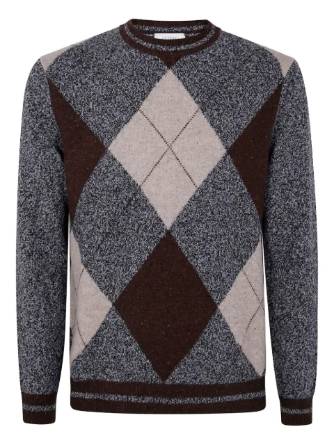 Ballantyne argyle-pattern wool sweater