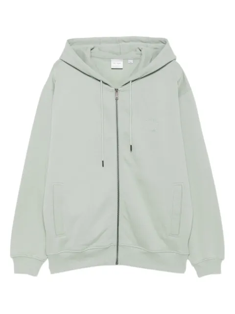 Daily Paper zip-up logo-embroidered hoodie