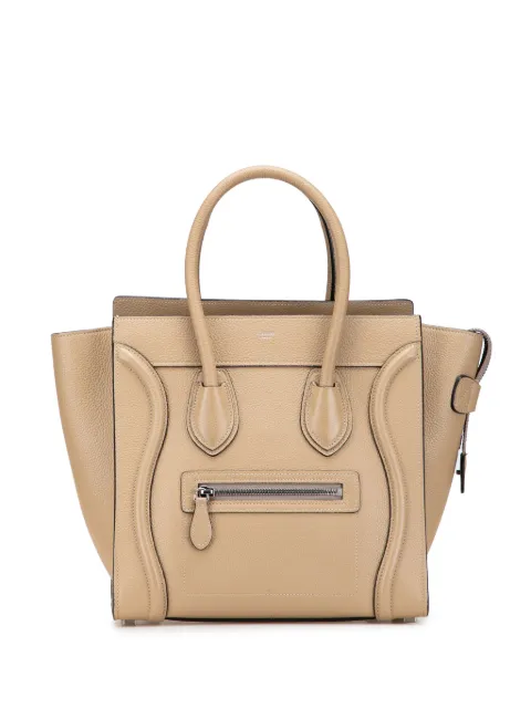 Celine Pre-Owned 2010-2025 Micro Drummed Calfskin Luggage tote bag