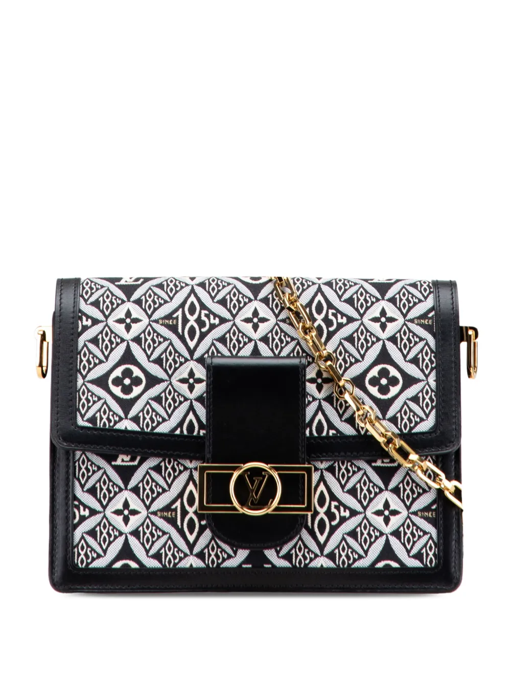Louis Vuitton Pre-Owned 2020 Monogram Since 1854 Dauphine MM satchel | Black | Image 1