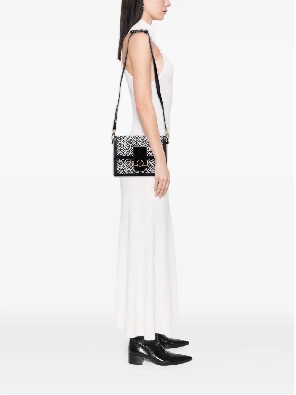 Louis Vuitton Pre-Owned 2020 Monogram Since 1854 Dauphine MM satchel | Pre-Owned | Image 2