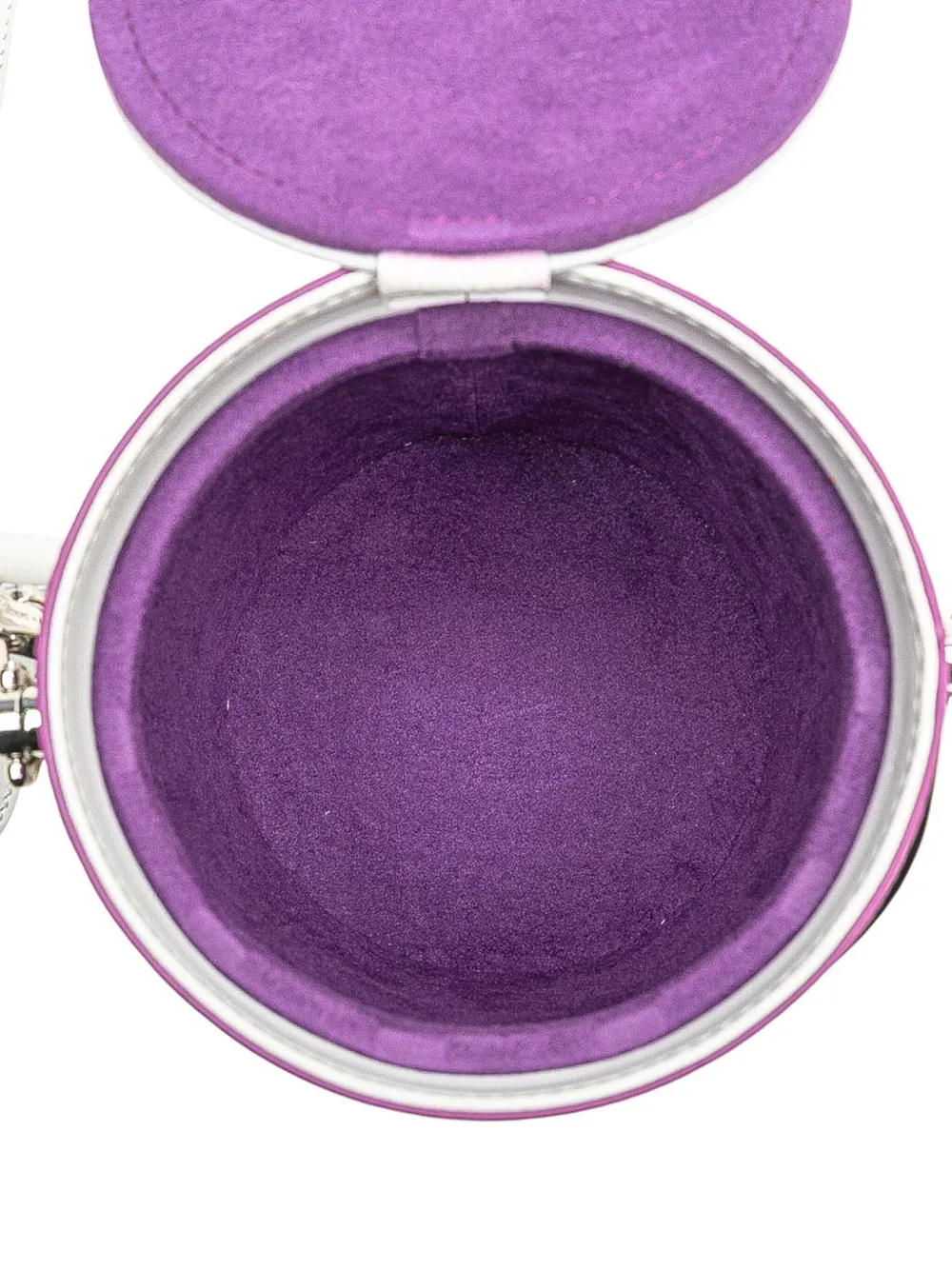 Pre-owned Louis Vuitton 2021-2025 Monogram Paint Can Satchel In Purple
