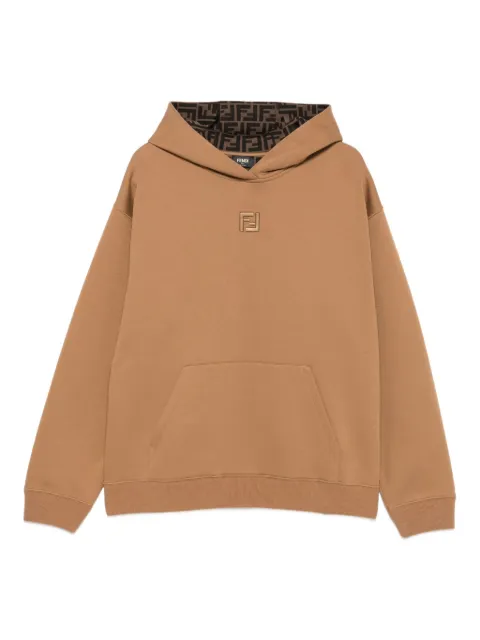 FENDI FF-embroidered hoodie