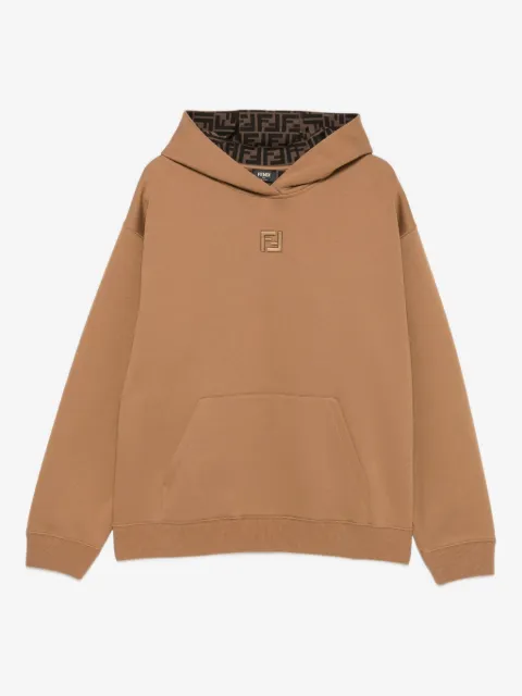 FENDI FF-embroidered hoodie