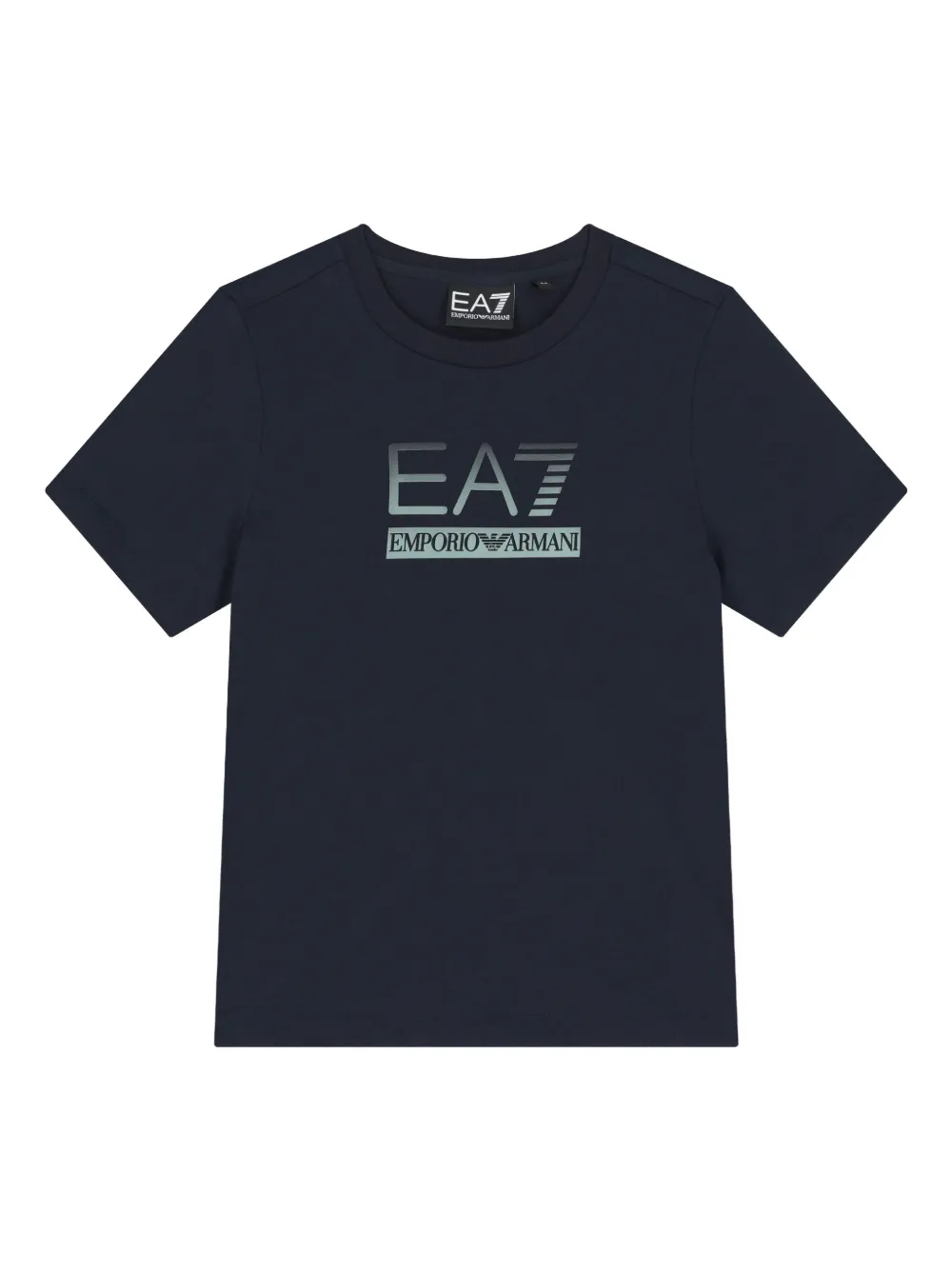 Emporio Ar i Kids T-shirt met logoprint Blauw