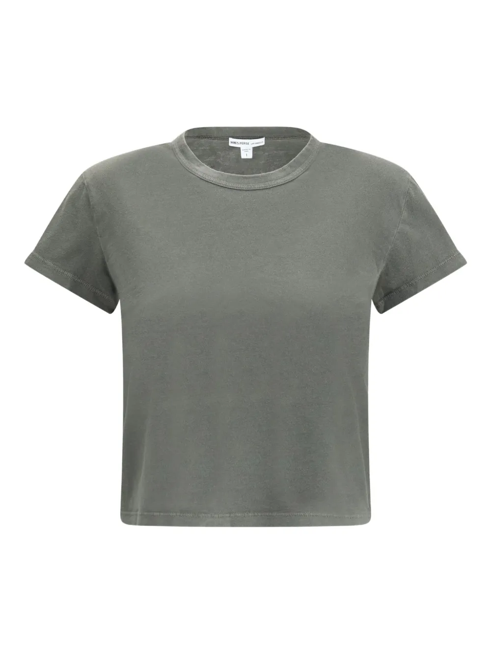 James Perse Shrunken crew-neck T-shirt - Grigio