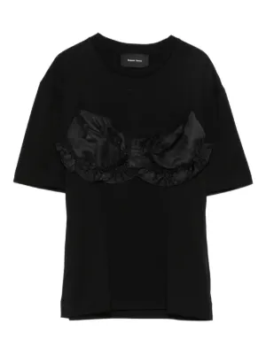 simone rocha ハート カットソー 黒 Simone Rocha（シモーネ・ロシャ）Tシャツ・カットソー - FARFETCH