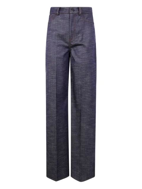 Mantu contrast-stitch trousers