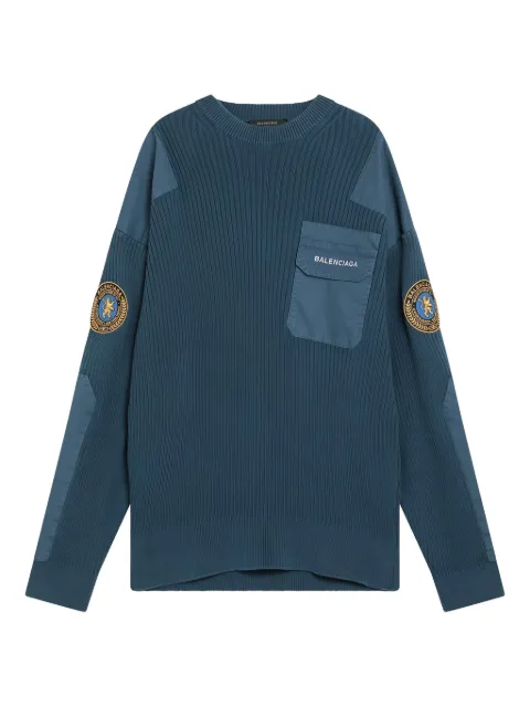 Balenciaga リブニット セーター