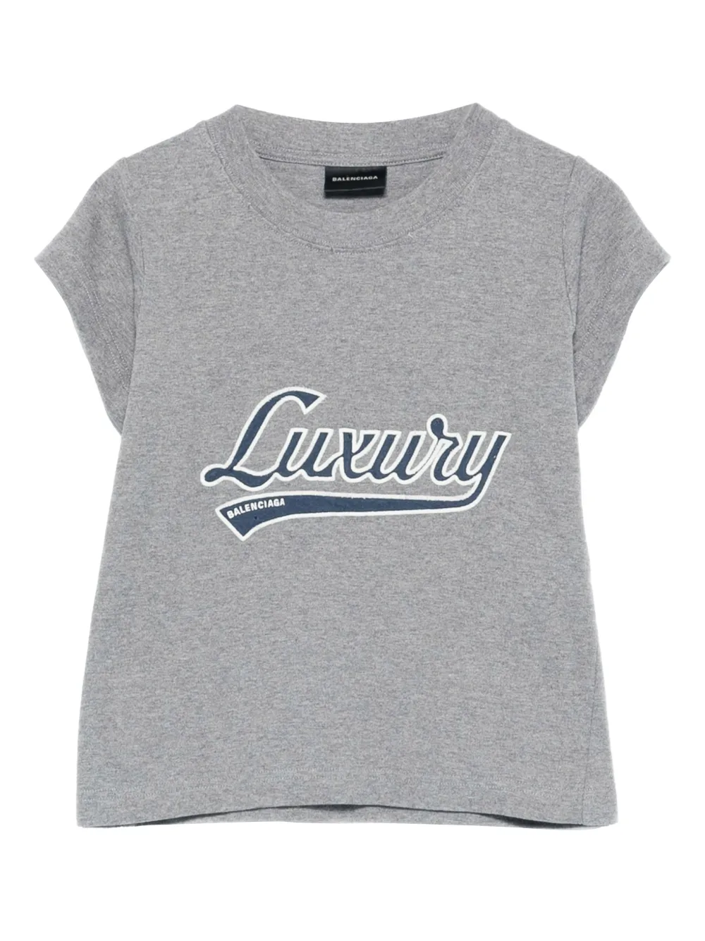 Balenciaga graphic-print short-sleeved t-shirt - Grigio