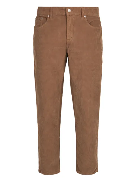 Department 5 logo-patch corduroy trousers
