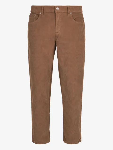 Department 5 Cordhose mit Logo-Patch