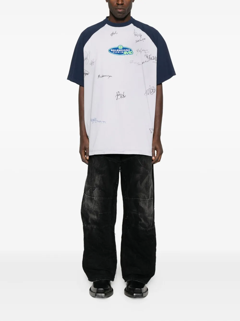 Balenciaga Banana T-shirt Wit