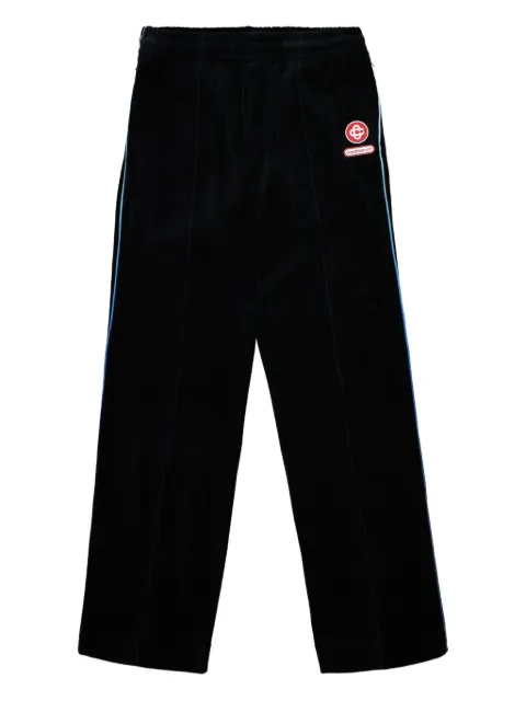 Casablanca side-stripe velour track pants