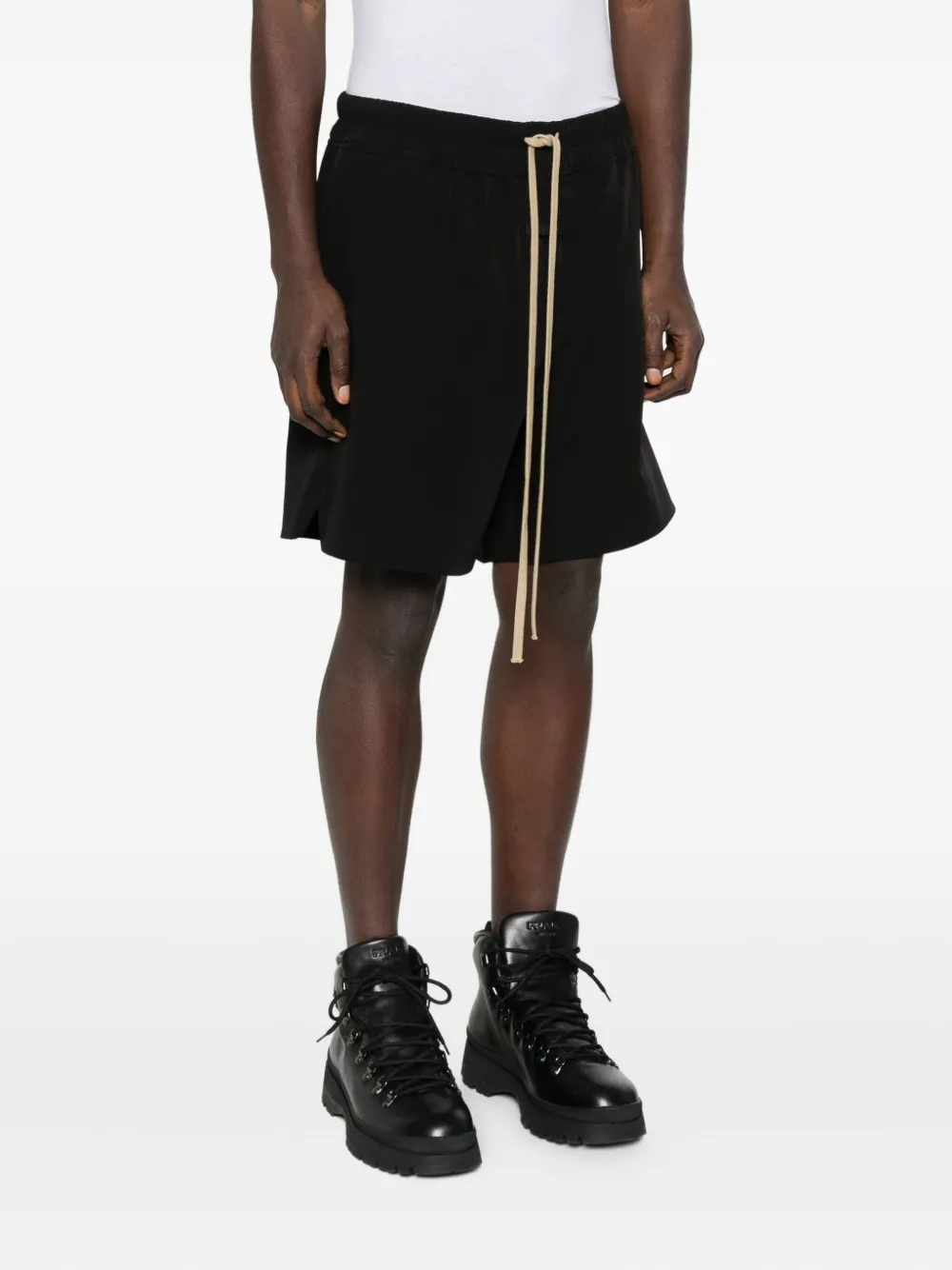 Fear Of God Drawstring Elastic-waist Shorts In Black