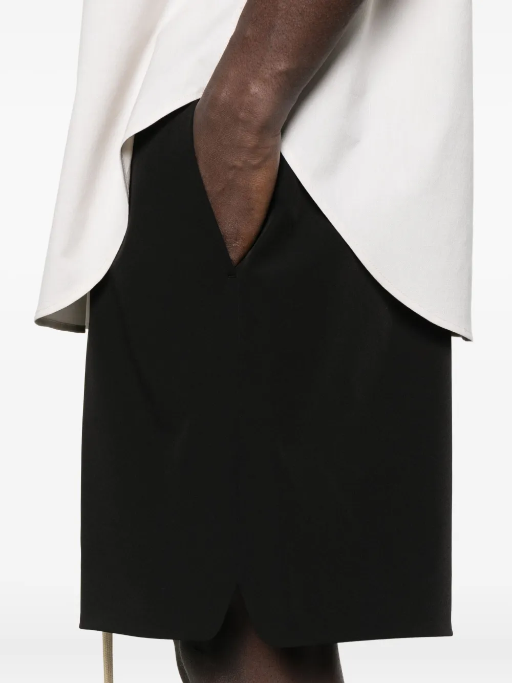 Fear Of God Drawstring Elastic-waist Shorts In Black