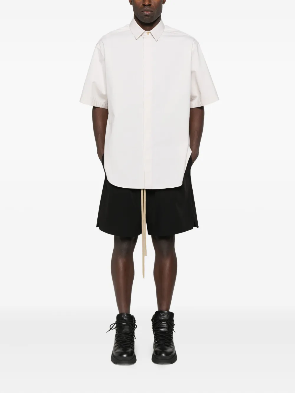Fear Of God Drawstring Elastic-waist Shorts In Black