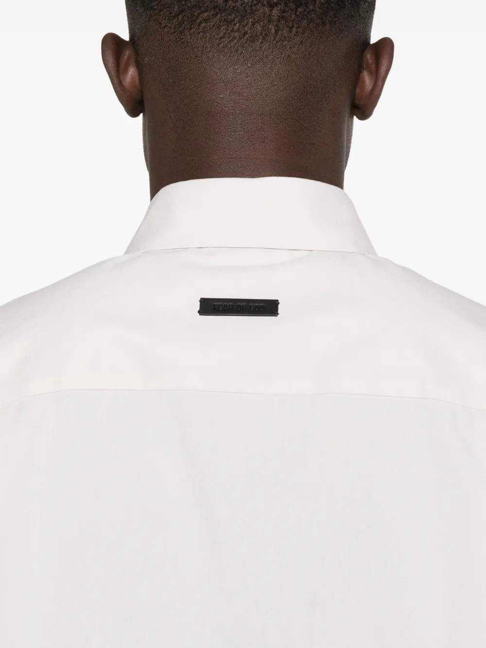 Fear Of God Oversized Stretch-cotton And Wool-blend Oxford Shirt In White