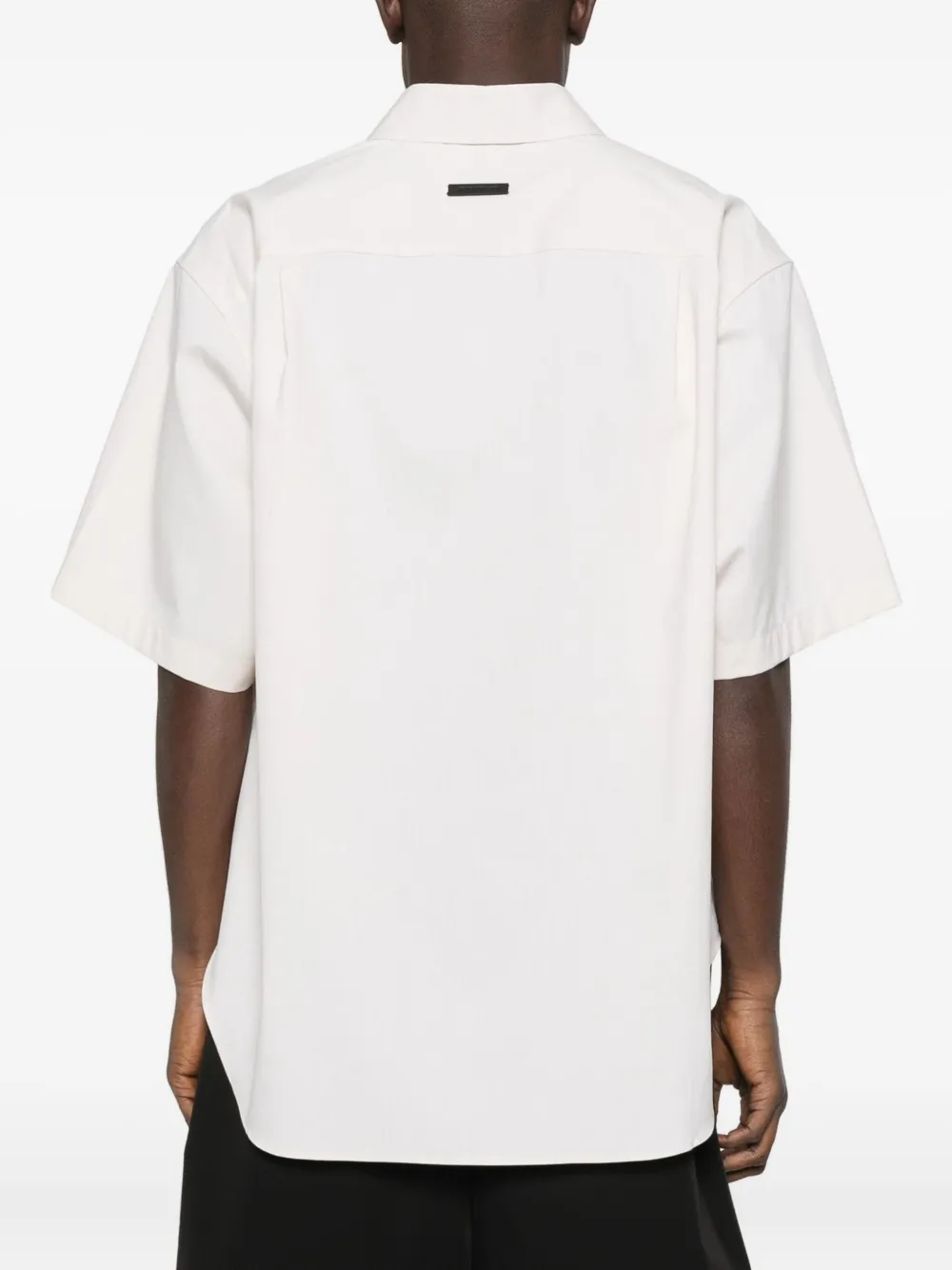 Fear Of God Oversized Stretch-cotton And Wool-blend Oxford Shirt In White