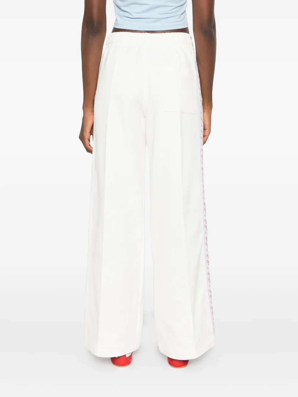 Casablanca Trainingsbroek met bloemenprint Wit