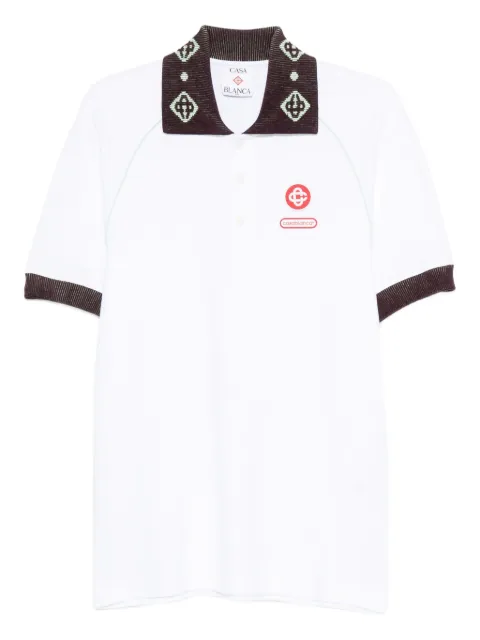 Casablanca Polo con applicazione logo