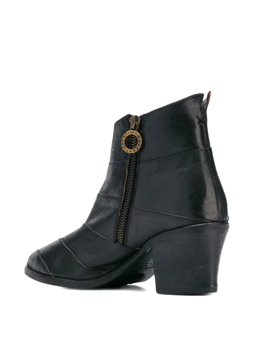 Fiorentini + Baker 50mm Flite enkellaarzen Zwart