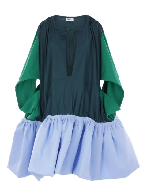 Zomer balloon ruffled mini dress