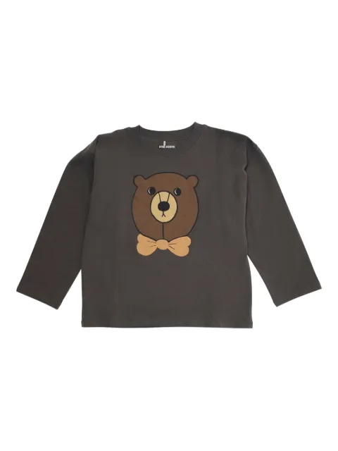 Mini Rodini bear bow long-sleeve T-shirt