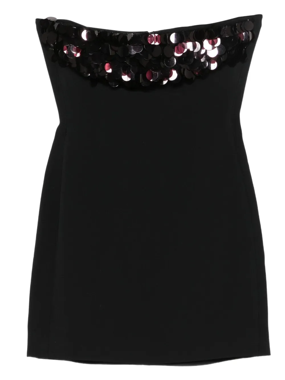 David Koma sequin-embellished strapless dress | Black | Image 1