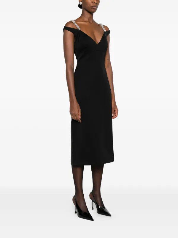 david koma black dress DAVID KOMA LONDON RIBBON MINI DRESS – TheLuxeLend main image 0