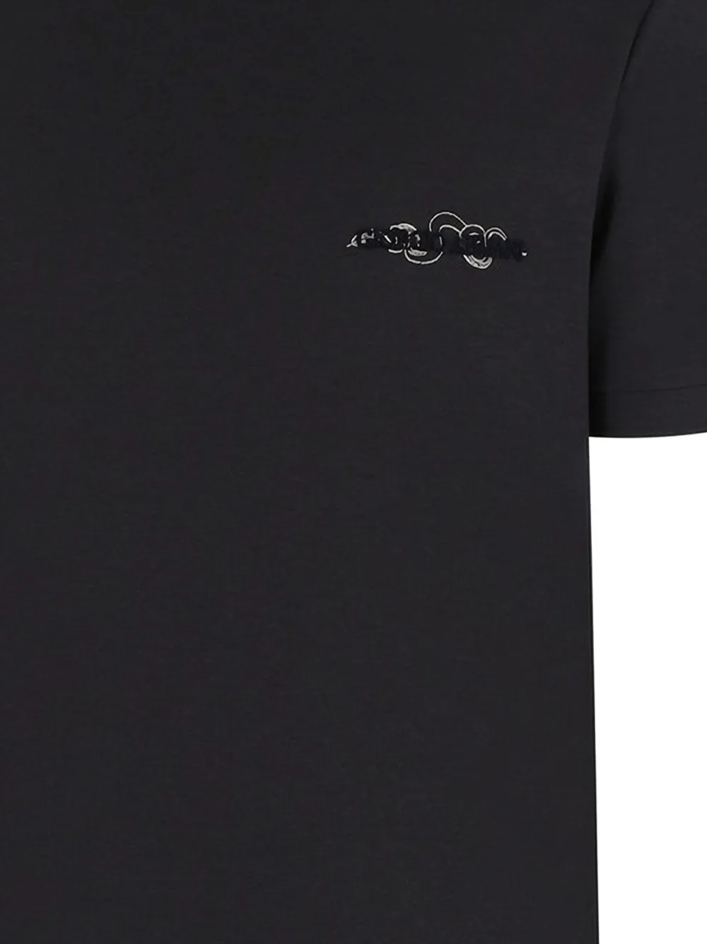 Giorgio Armani T-shirt met geborduurd logo - Blauw