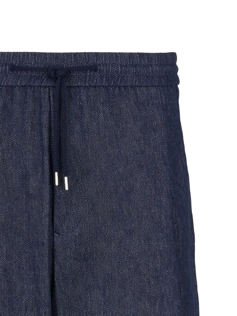Giorgio Armani drawstring denim trousers | Cropped Pants | Image 2