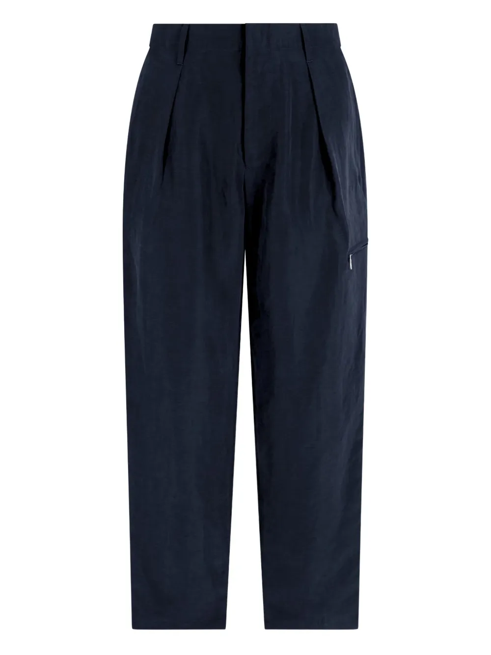 Giorgio Armani pleated zip trousers | Blue | Image 1