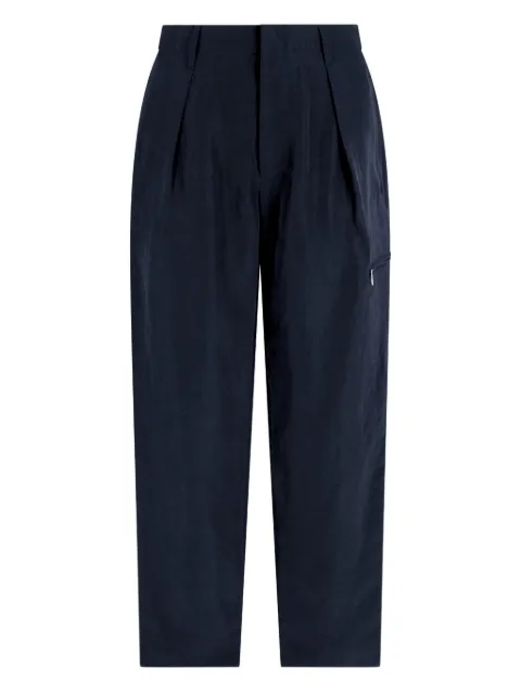 Giorgio Armani pleated zip trousers
