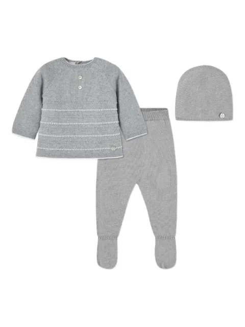Paz Rodriguez knitted babygrow (set of three pieces)
