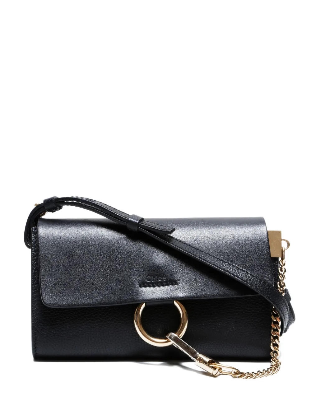 Chloé Pre-Owned 2010 Faye leather shoulder bag | Black | Image 1