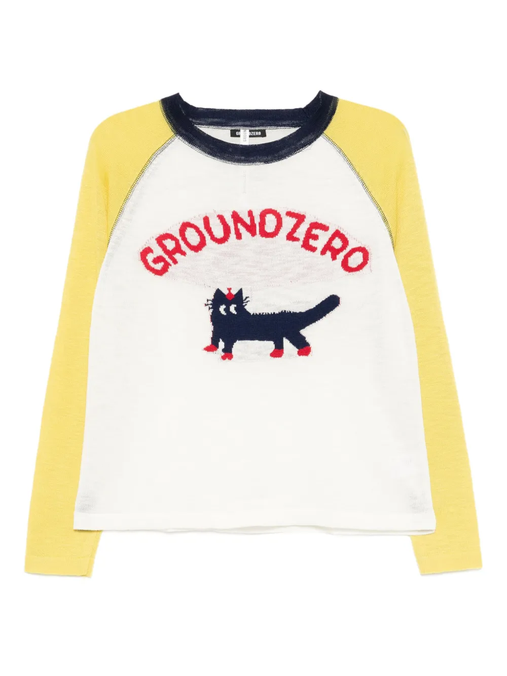 Ground Zero intarsia-knit top | Neutrals | Image 1
