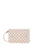 Louis Vuitton Pre-Owned 2019 Damier Azur Neverfull MM pouch - White